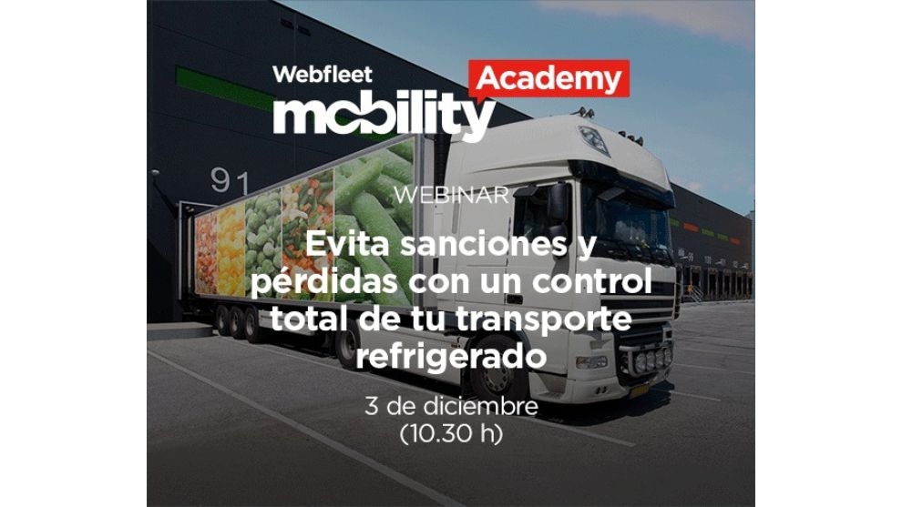 Nuevo webinar de Webfleet: evita sanciones y pérdidas con un control total de tu transporte refrigerado