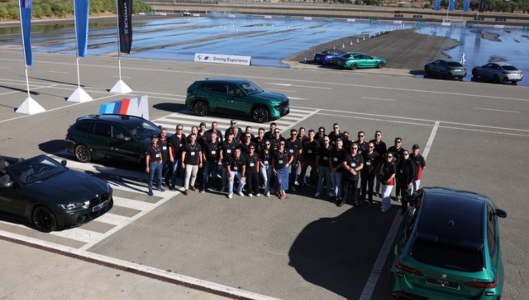 Yokohama y BMW organizan una jornada de conducción en Huelva para el club de talleres de la marca japonesa