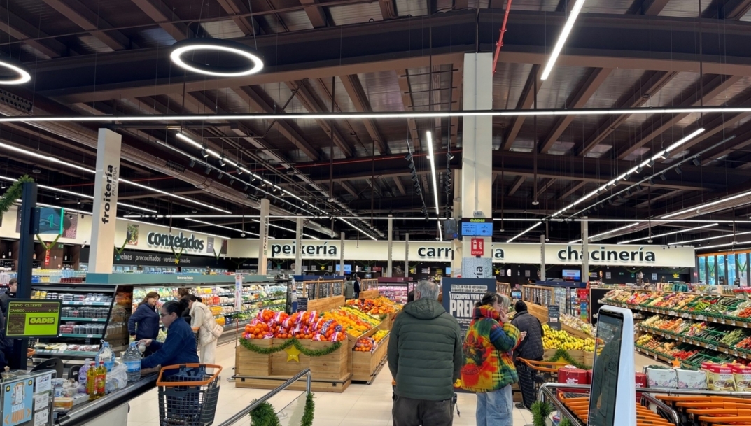 Interior del nuevo Gadis de Vilanova de Arousa (Pontevedra).