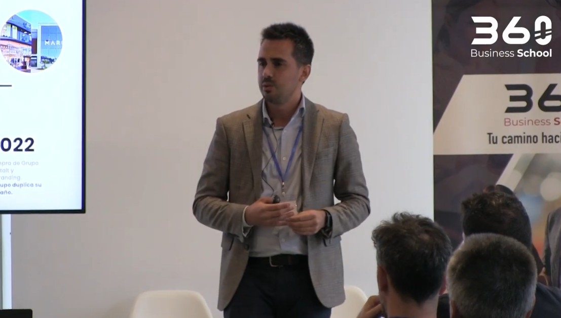 Nacho Juan, durante su ponencia en la 360 Business School.  - 