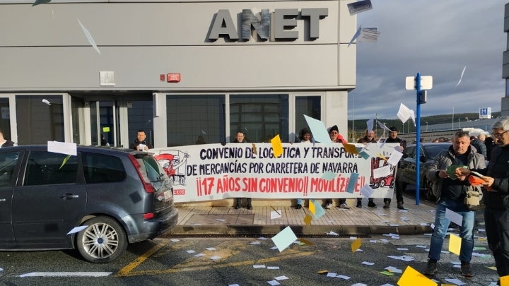 Los sindicatos navarros anuncian nuevas huelgas de transporte en diciembre