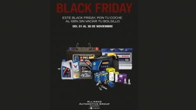 Alliance Automotive Group apura los últimos días de descuentos exclusivos por el Black Friday