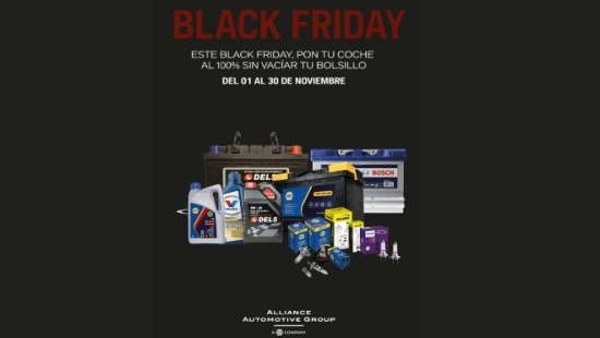 Alliance Automotive Group apura los últimos días de descuentos exclusivos por el Black Friday