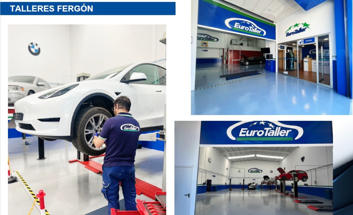 Diversas imágenes del modélico taller cordobés. 