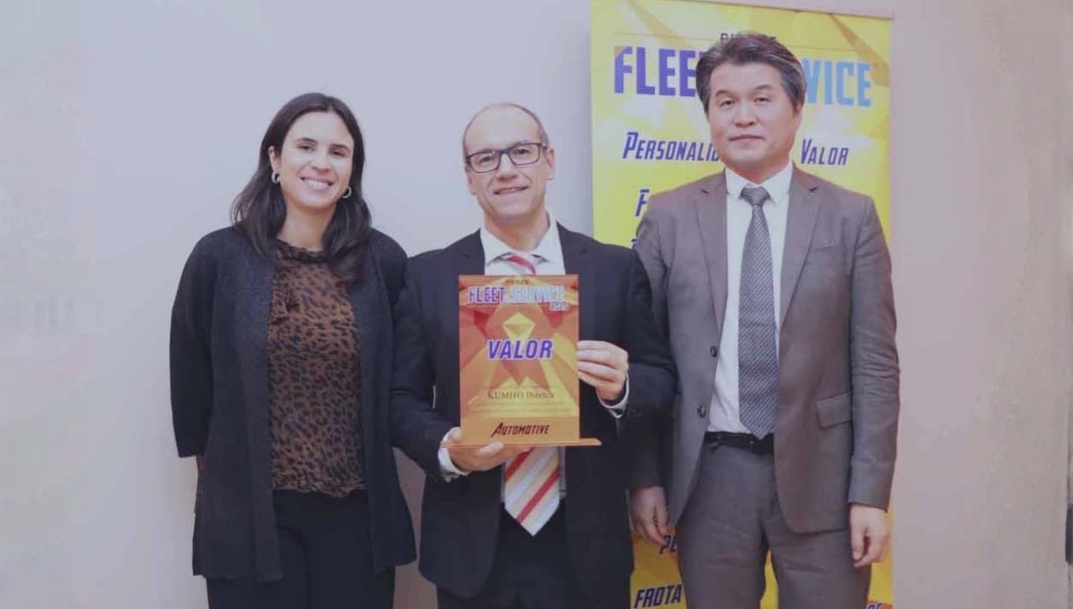 Kumho Tire obtiene el premio Valor 2025 en la novena edición de los galardones Fleet & Service