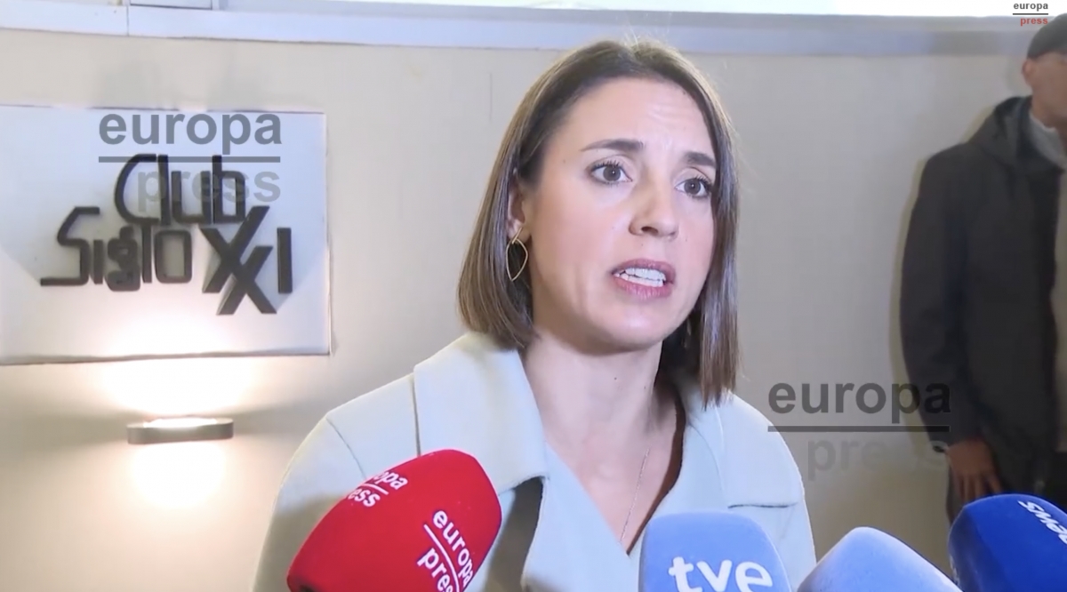 Irene Montero señala a Mercadona, Carrefour y El Corte Inglés: 