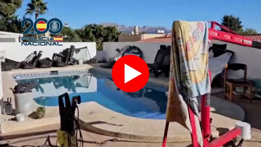 [VÍDEO] Así ha desmantelado La Policía Nacional en La Nucía (Alicante) a un grupo criminal dedicado al robo y manipulación de vehículos