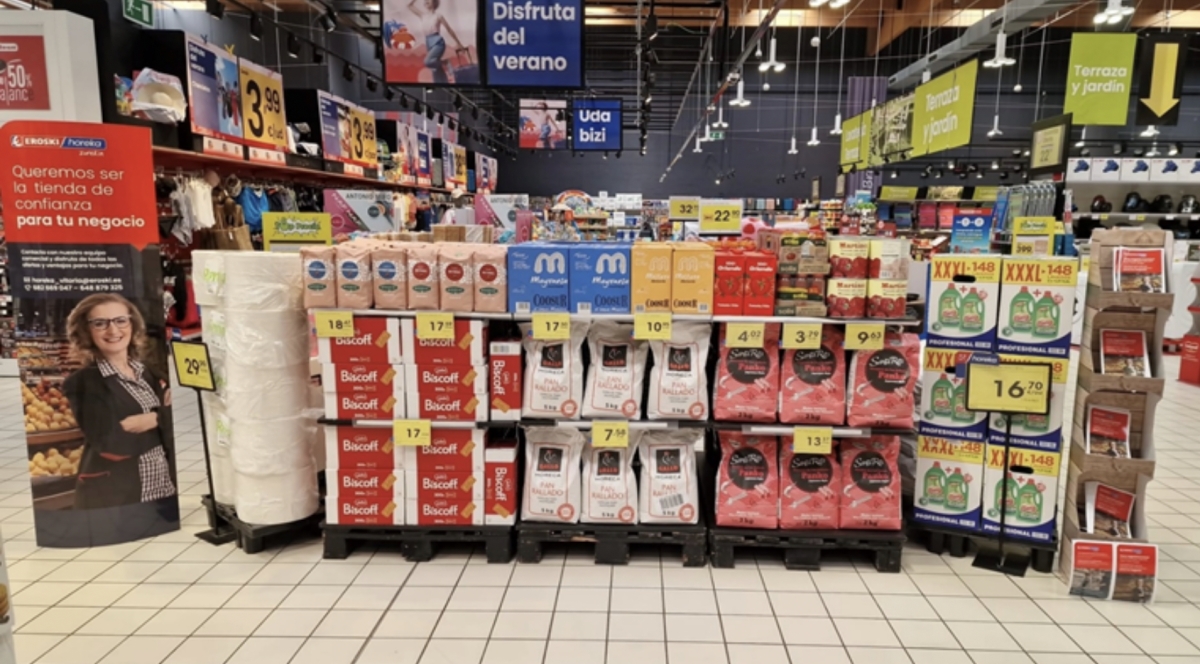 Eroski encuentra un nuevo uso a sus hipermercados: inicia dos proyectos piloto para ser proveedor del cliente profesional de Horeca