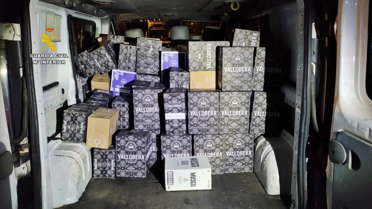 Botellas de vino sustraídas. - 