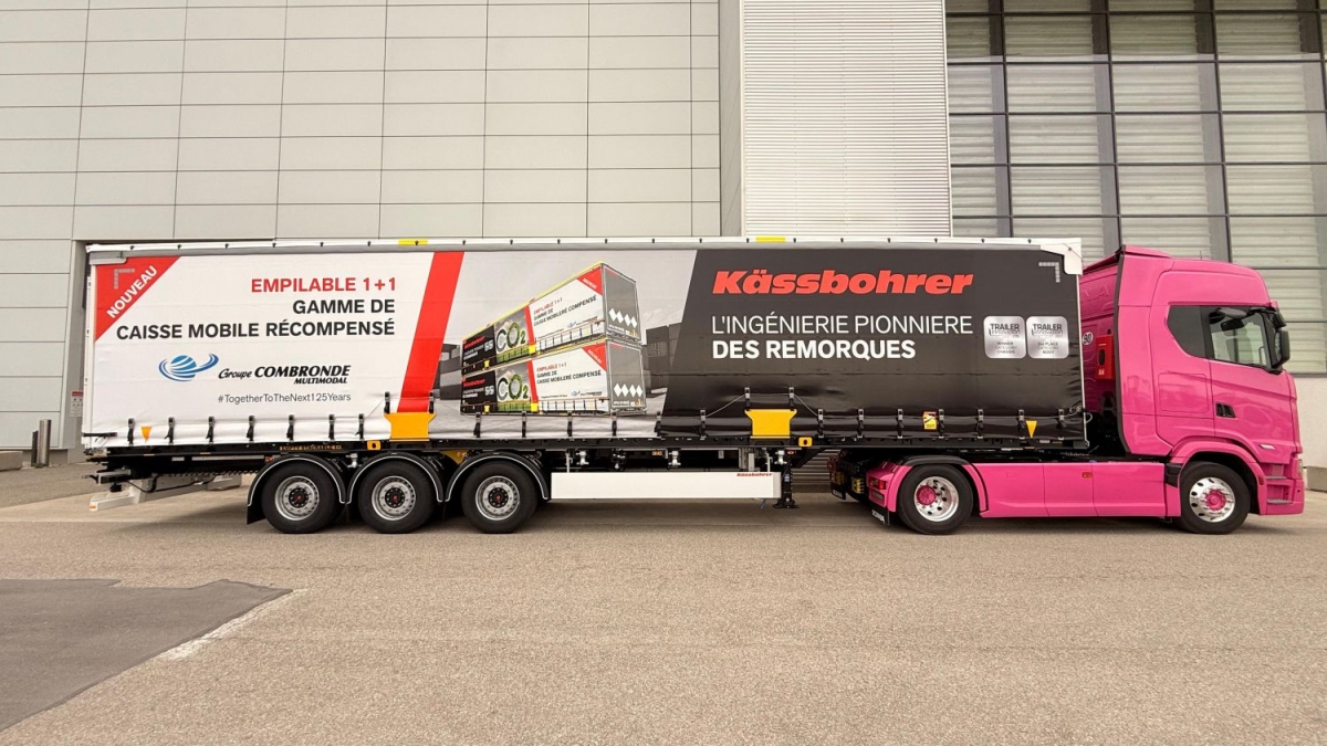Kässbohrer presenta en Solutrans su nuevo semirremolque mega lonas K.SWAU C+