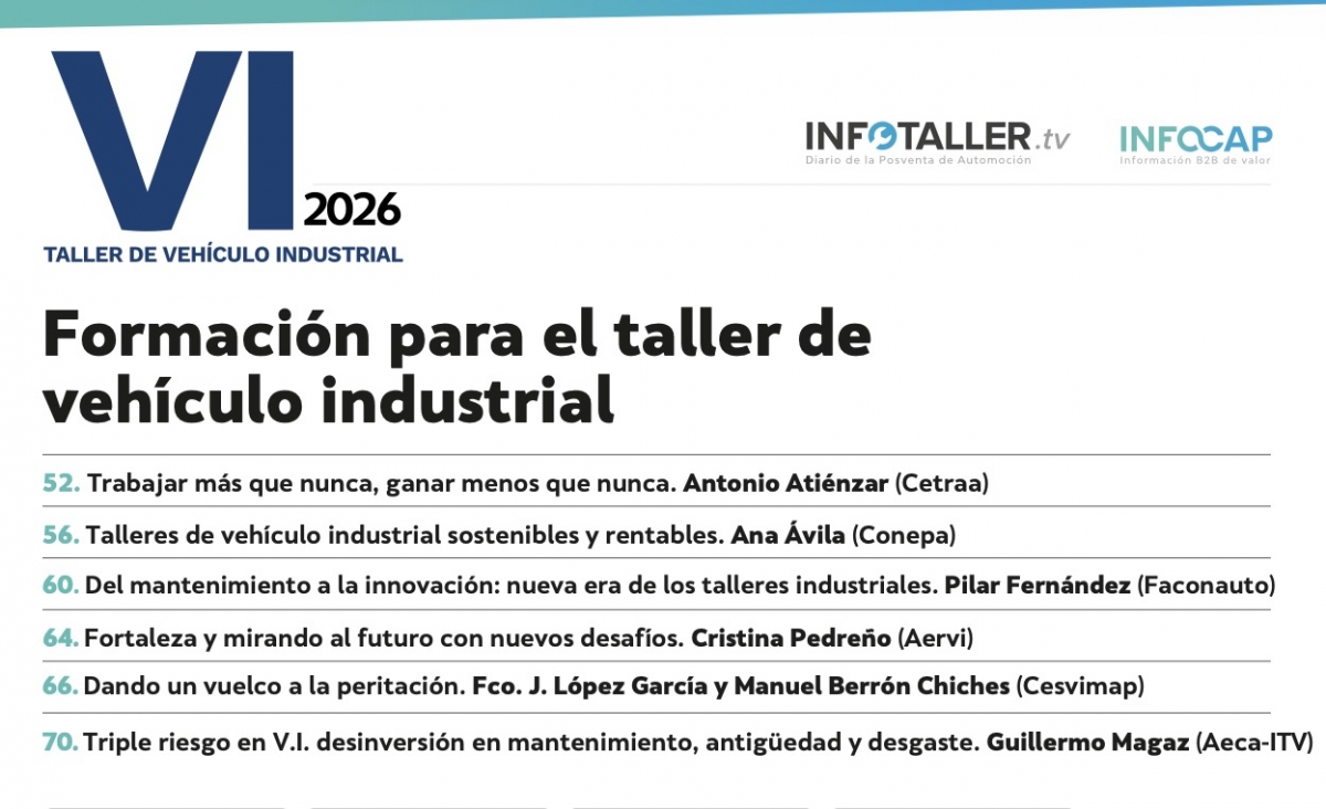 Formación específica para el taller de vehículo industrial
