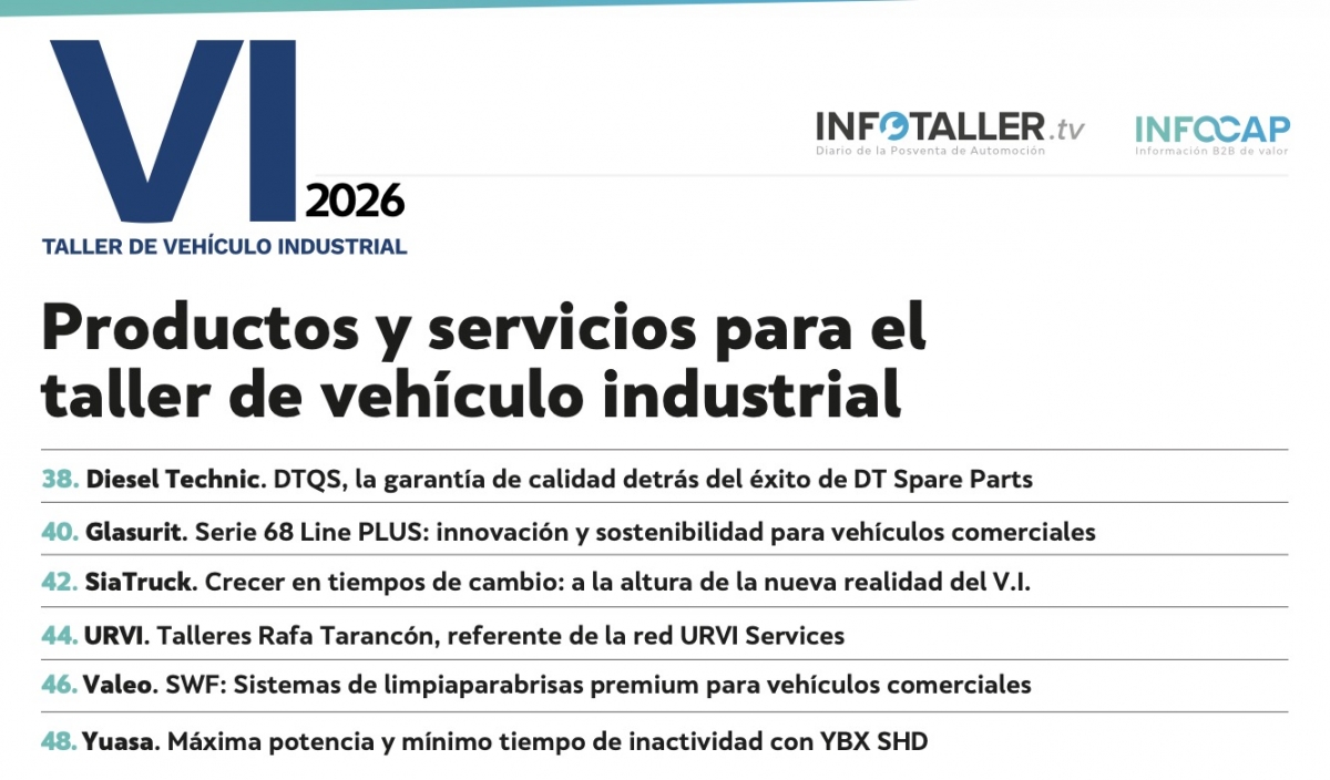Productos y servicios para el taller de vehículo industrial