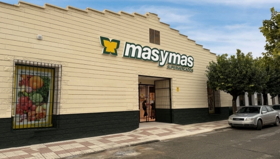 Luis Piña estrena un supermercado masymas en Adamuz (Córdoba)