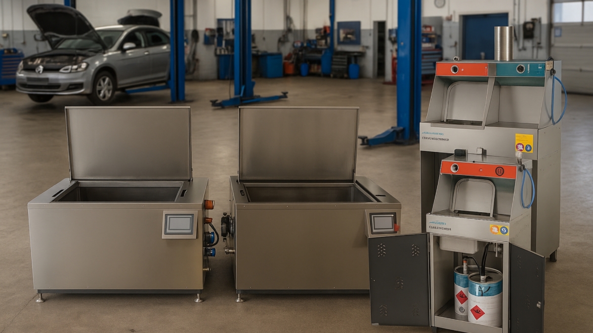 La limpieza de piezas, el 