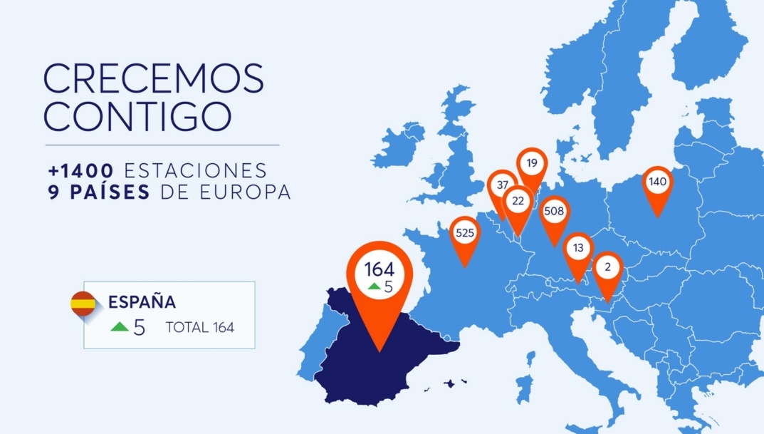 Andamur impulsa su expansión en España y cierra 2025 con 164 estaciones asociadas