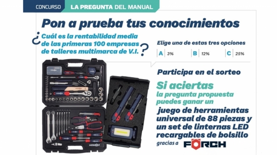 Participa en el último concurso de Infocap y gana un juego de herramientas universal y un set de linternas LED recargables gracias a Förch