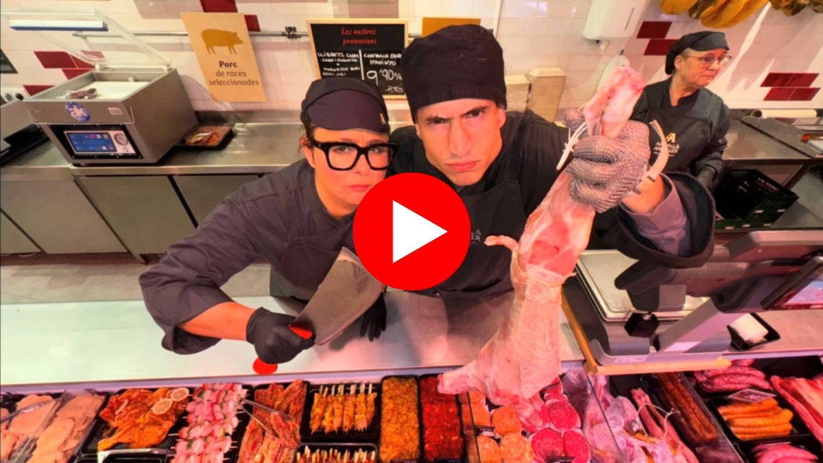 Arnall y Ametller Origen han querido reivindicar juntos el oficio de carnicero en una campaña con Guillem Tarrés