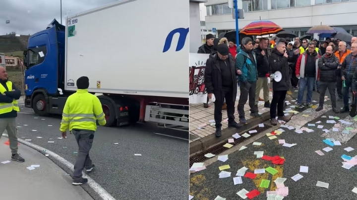 Los sindicatos navarros desconvocan la huelga de transporte para los días previos a Navidad y llaman a la patronal a 