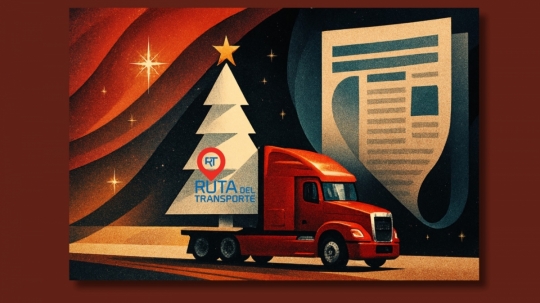 El equipo de Ruta del Transporte te desea feliz Navidad: gracias por impulsar juntos un 2025 de récord