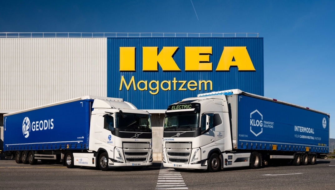 Volvo Trucks, Ikea, Geodis y Klog se alían para acelerar la descarbonización del transporte en Cataluña