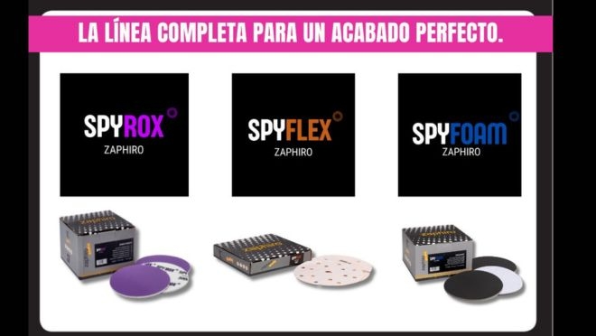 Zaphiro añade a su portfolio de lijado tres abrasivos especializados: Spyrox, Spyfoam y Spyflex