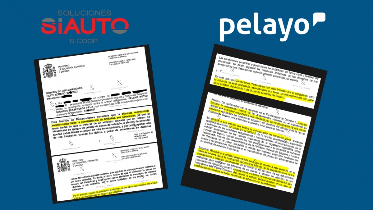 La DGSFP frena a las aseguradoras por abusar de las franquicias múltiples en daños por vandalismo: victoria de Siauto contra Pelayo