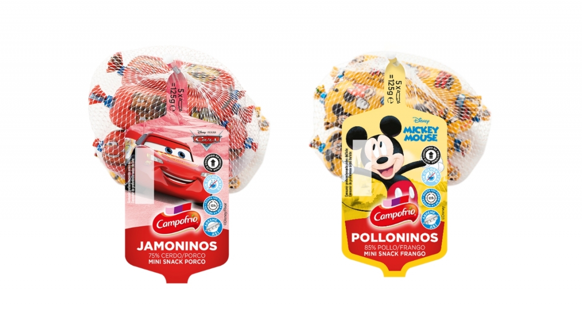 Campofrío refuerza su apuesta por el snacking infantil con el relanzamiento de sus snacks cocidos Disney