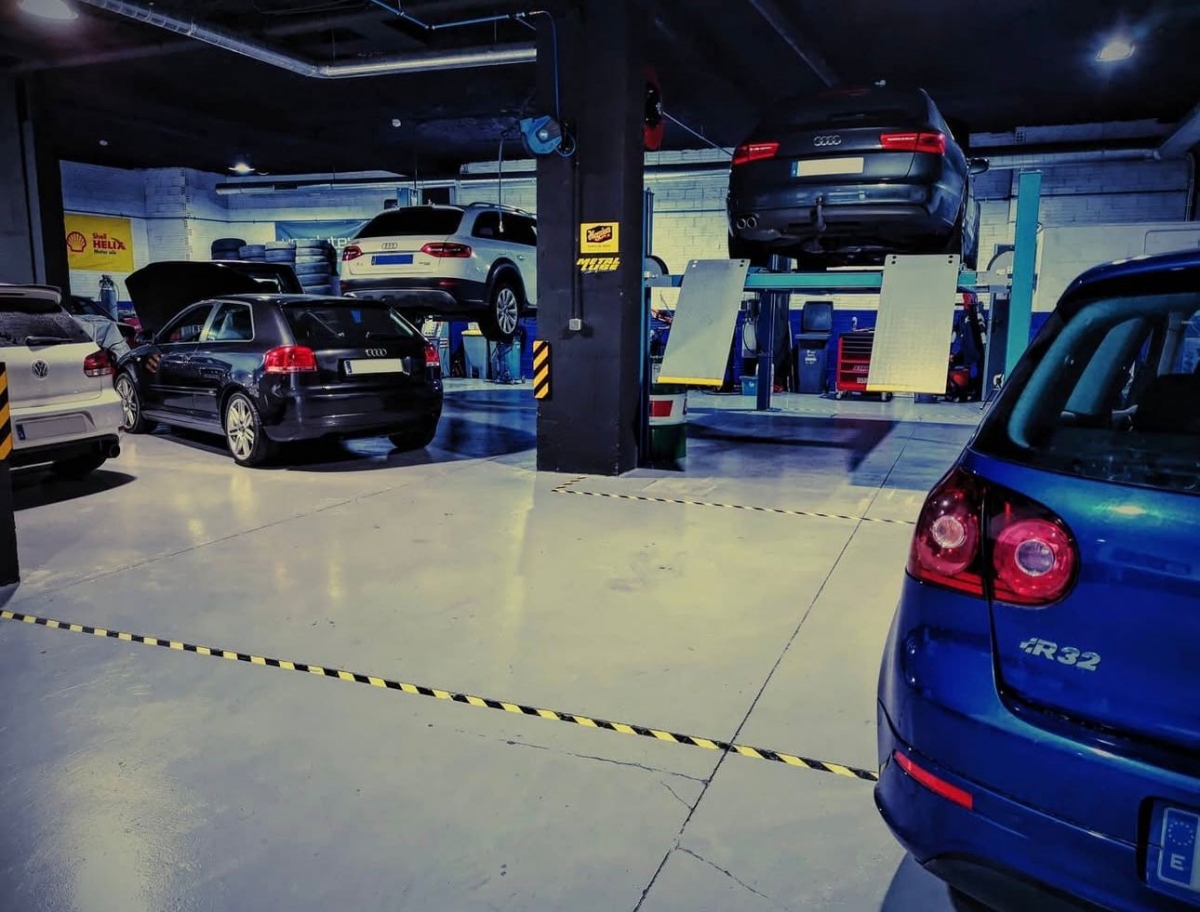 Aspecto interior del taller barcelonés premiado en los V Premios Compromiso con la sostenibilidad.