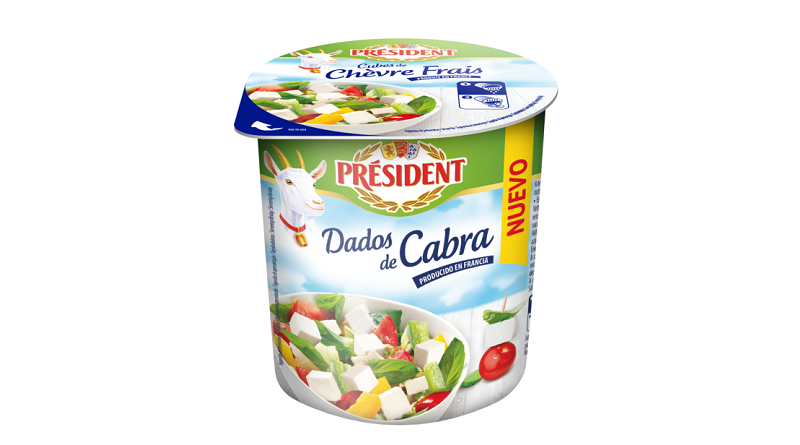 Président innova y lanza Dados de Cabra para ensalada