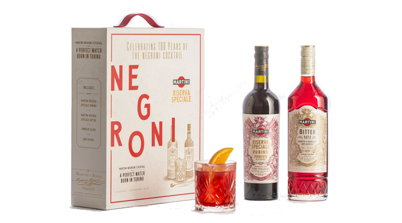 Martini celebra el 100 aniversario del Negroni con un pack de edición limitada
