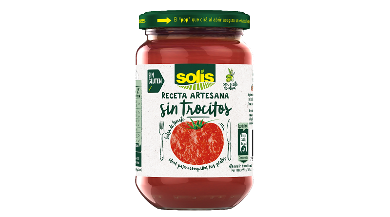 Solís lanza su nuevo tomate  Receta Artesana sin trocitos