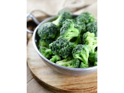 La producción de verdura congelada continúa su tendencia al alza