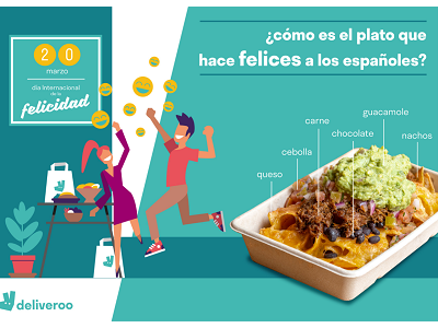 7 de cada 10 españoles afirma que comer es lo que más feliz le hace