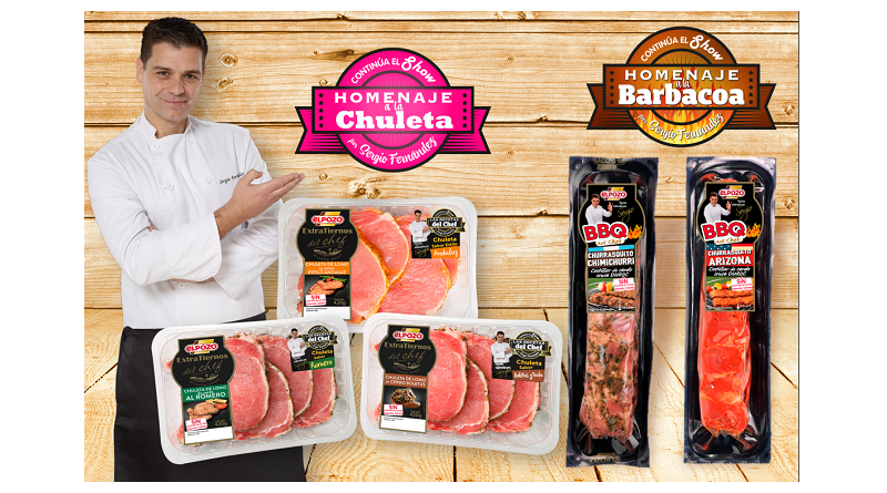 ElPozo Alimentación reinventa la Chuleta de Lomo de cerdo y los Churrasquitos Extratiernos del Chef