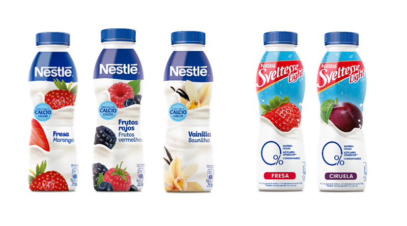 Los yogures bebibles de Sveltesse y Nestlé lanzan nuevo formato individual y sabores refrescantes para este verano