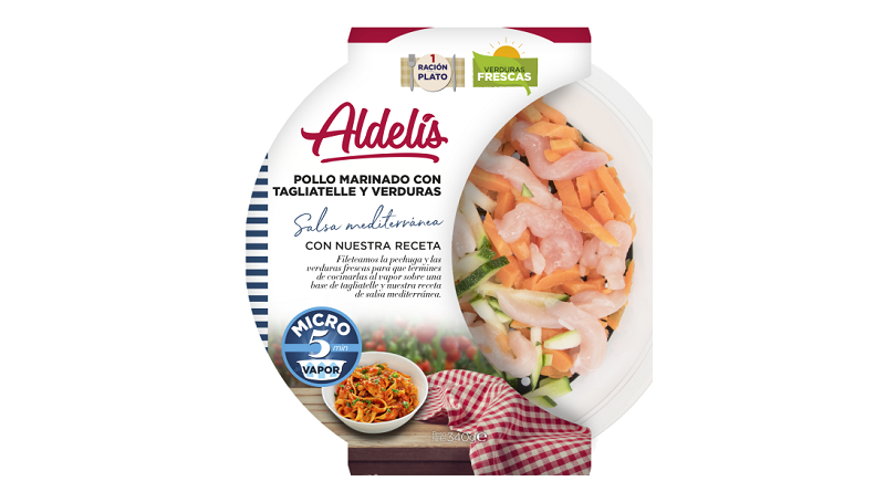 Aldelís presenta su nueva gama de cocina al vapor a base de pollo
