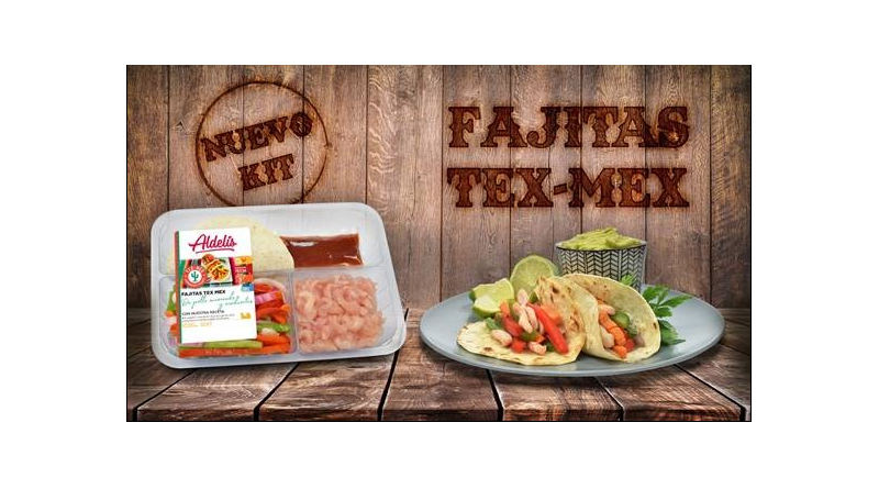 Nuevo kit para elaborar en casa fajitas de pollo, estilo Tex Mex de Aldelís
