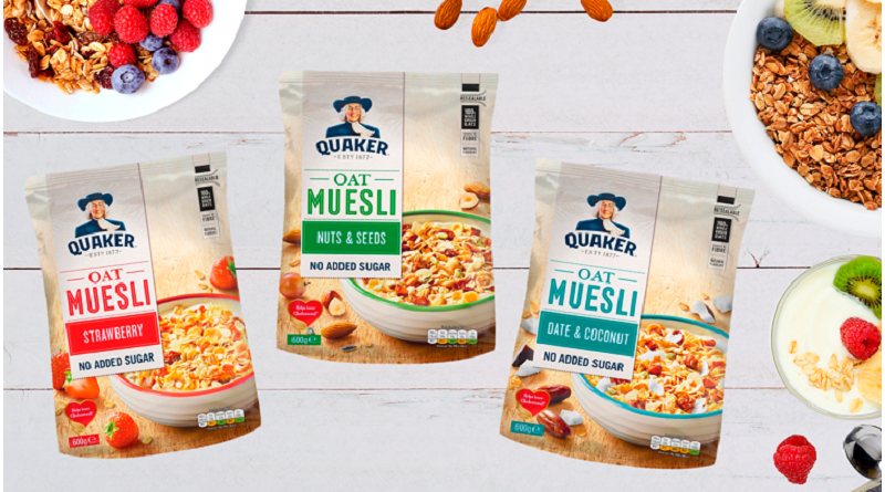 Quaker amplía su gama de avena con el lanzamiento de Muesli Tradicional
