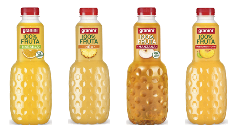 granini presenta su gama 100% Fruta
