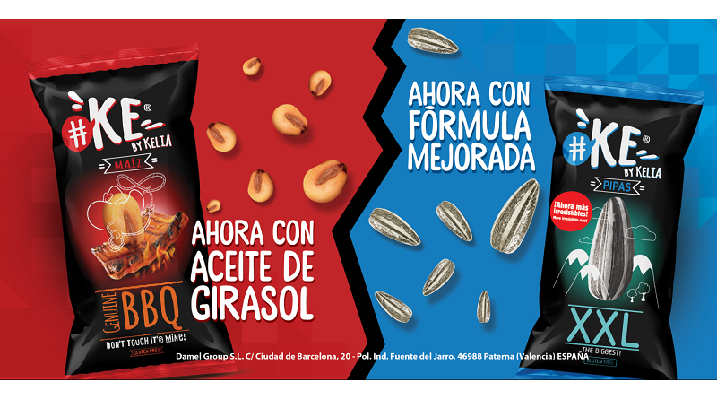 #KE relanza sus productos estrella de maíz frito y pipas