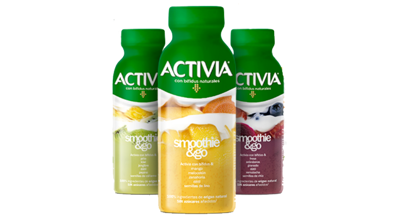 Activia presenta su nueva gama ‘smoothie&go’