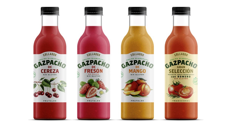 Collados Gourmet presenta sus gazpachos de sabores