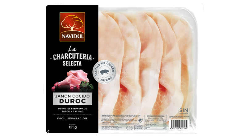 Navidul refuerza su presencia en el mercado de jamón cocido con un loncheado de Duroc