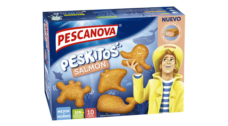 Pescanova apuesta por el salmón en su gama de productos infantiles Peskitos