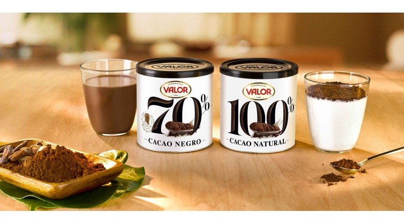 Chocolates Valor presenta un cacao soluble 100%