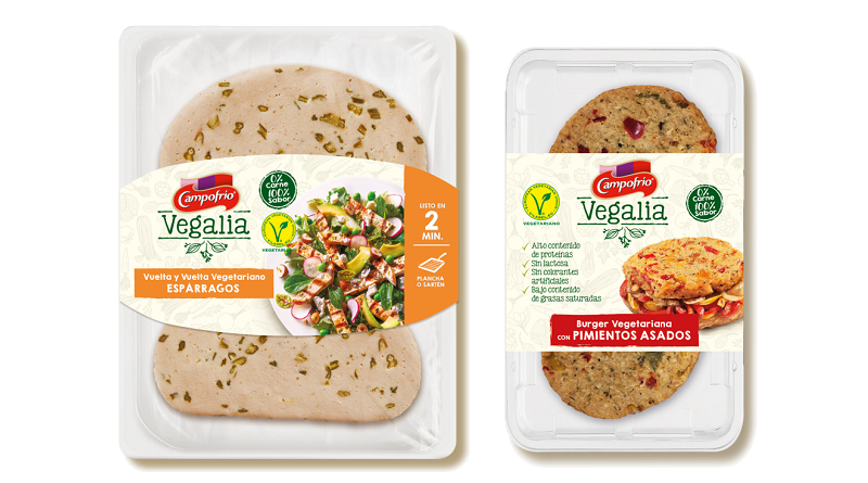 Campofrío Vegalia presenta sus nuevas líneas de burgers y filetes vegetarianos