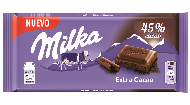 Milka presenta su nueva variedad Milka Extra Cacao