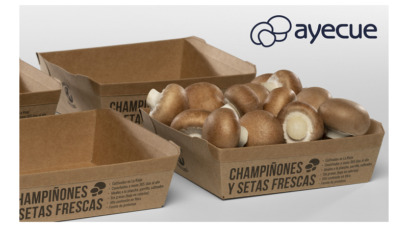 Ayecue apuesta por bandejas de cartón 100% sostenibles