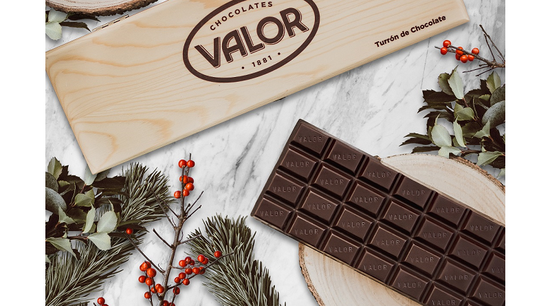 Chocolates Valor celebra la Navidad con el turrón de chocolate más exclusivo del mercado