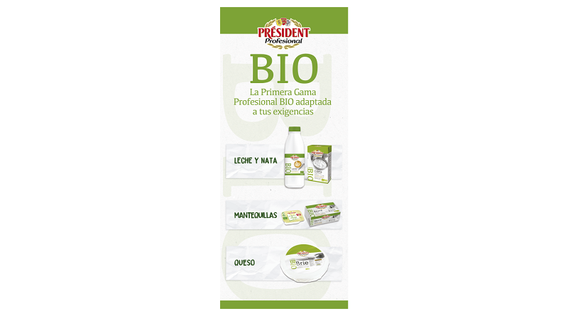 Lactalis lanza la primera gama de lácteos ecológicos para hostelería